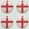 St George Flag Hankie Pin 10Mm