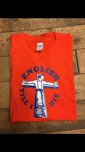 English Till I Die T-Shirt (Orange/Luton)