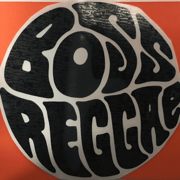 Boss Reggae Black Sticker Round
