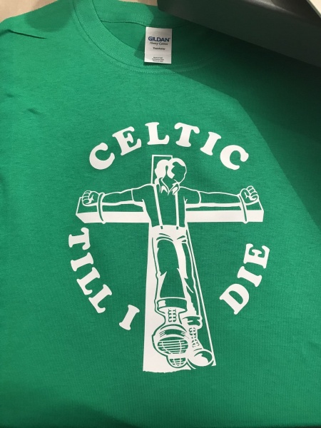 Celtic Till I Die T Shirt (White)