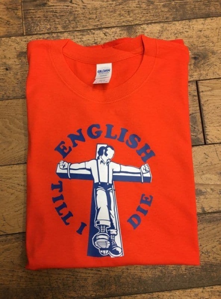 English Till I Die  T-Shirt (Orange)