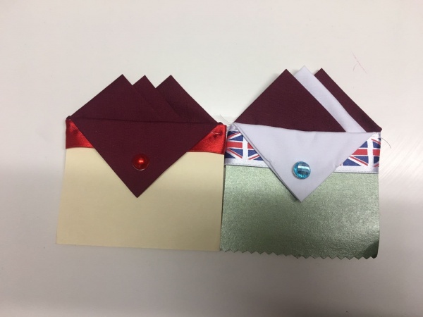 Gift Set Of Two Hankies Multi Burgundy