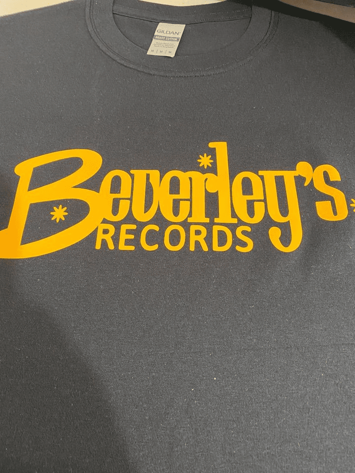 Beverley Records Tshirt Black And Yellow