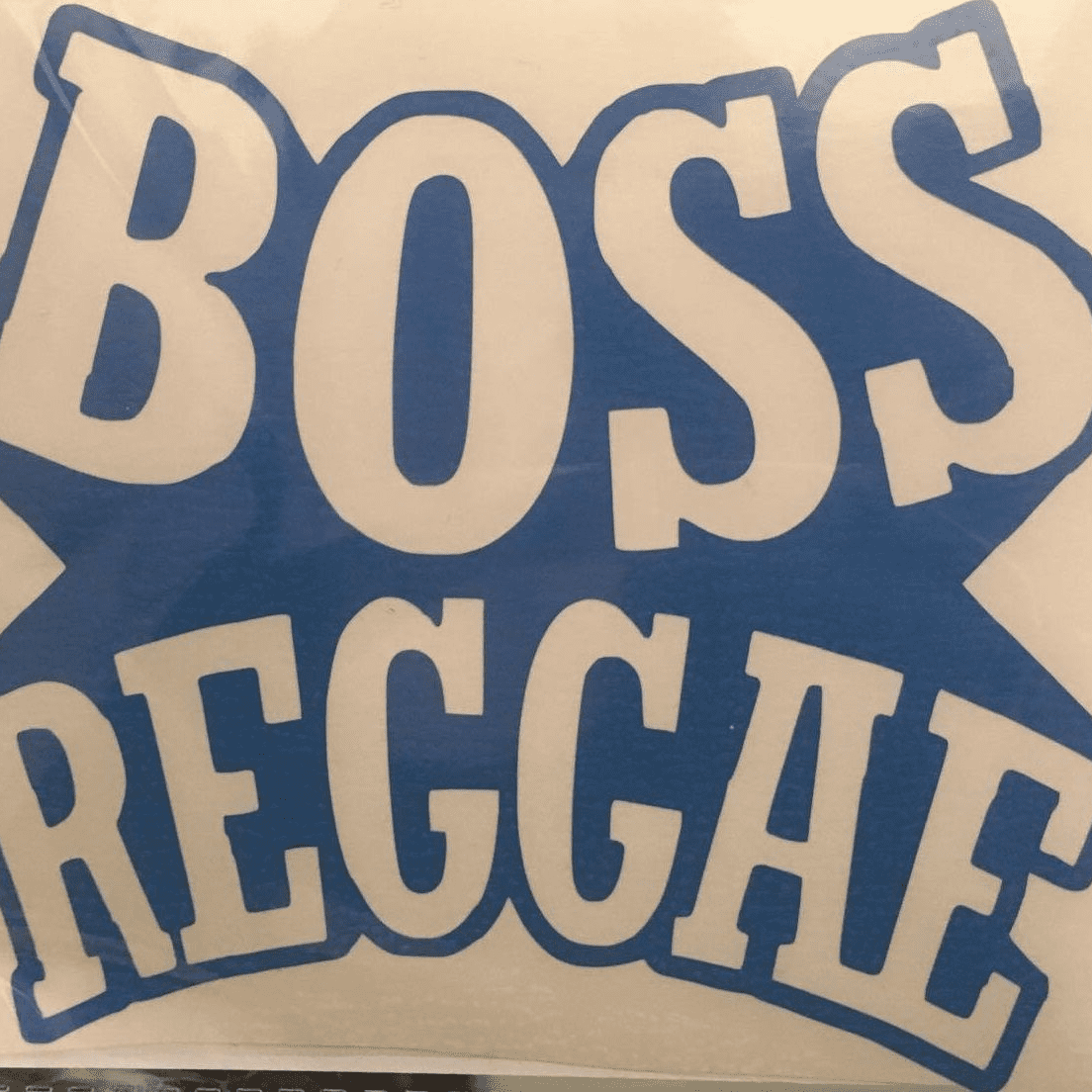 Boss Reggae Blue Sticker