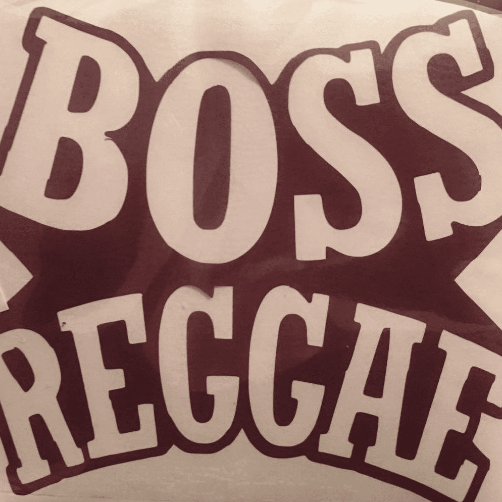 Boss Reggae Burgundy Sticker