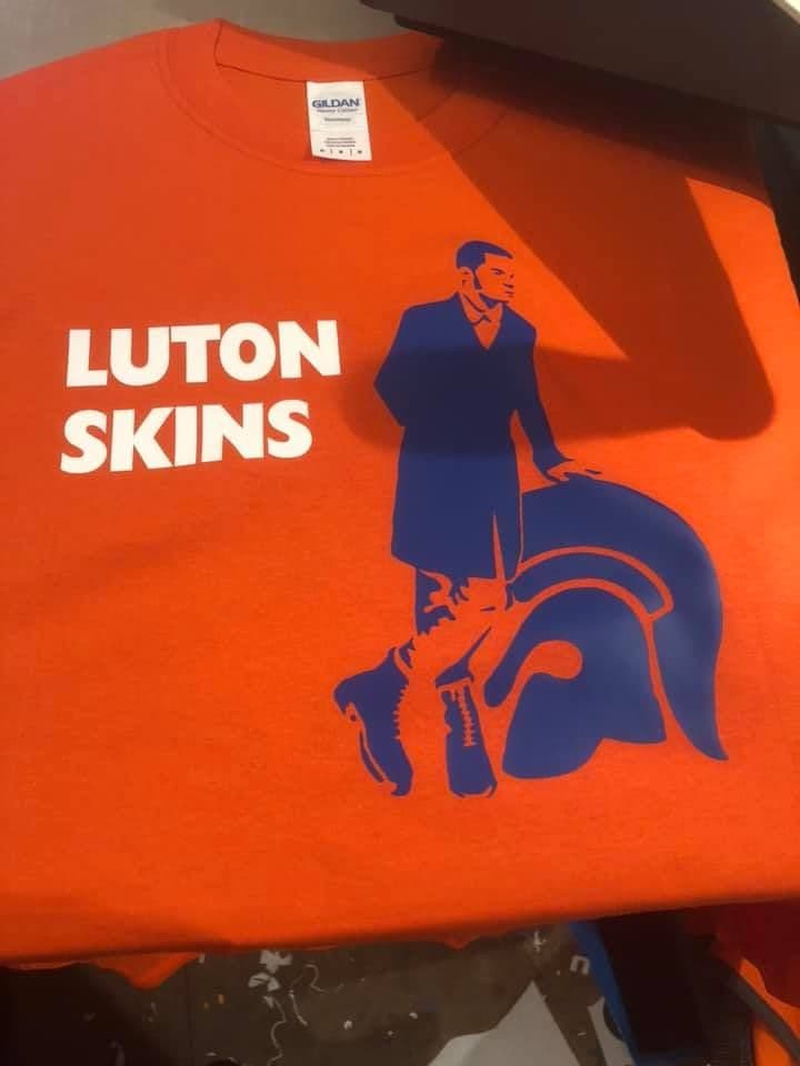 Luton Skins T-Shirt (Orange)