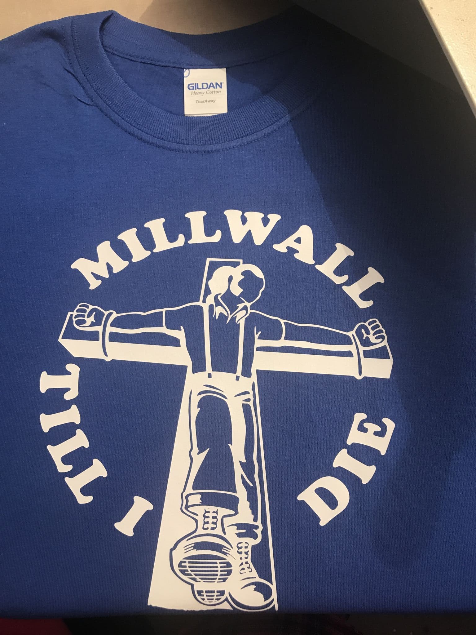 Millwall Ringer Tshirt - Crombie Man (1)