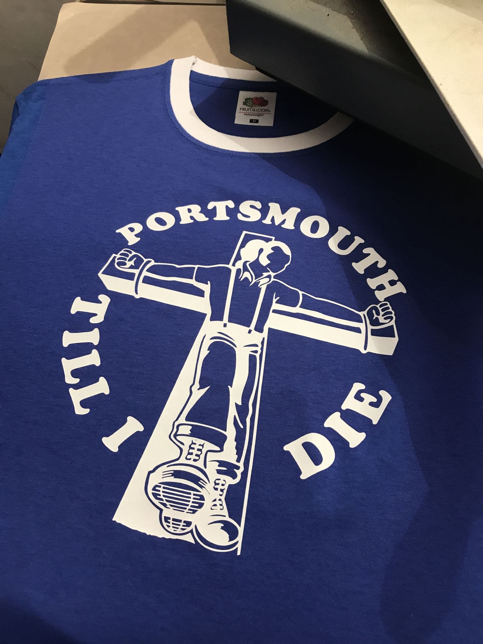 Portsmouth Till I Die  T-Shirt (Blue)