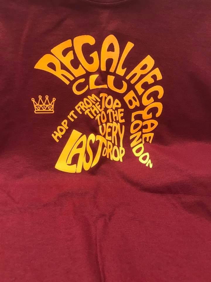 Regal Reggae Club T-Shirt Burg & Yellow