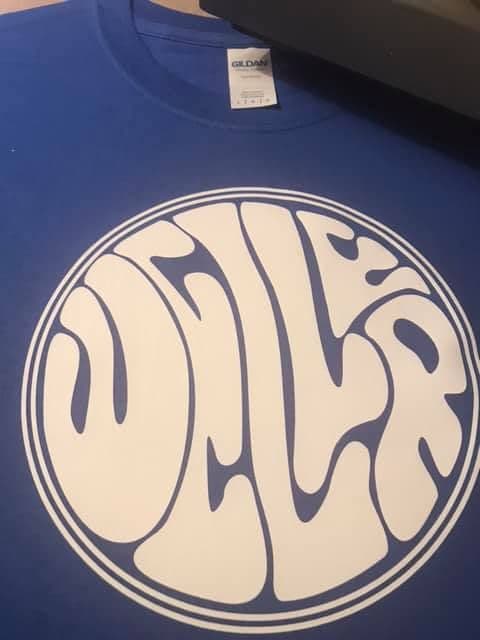 Weller Royal Blue & White Vinyl Mod T-Shirt