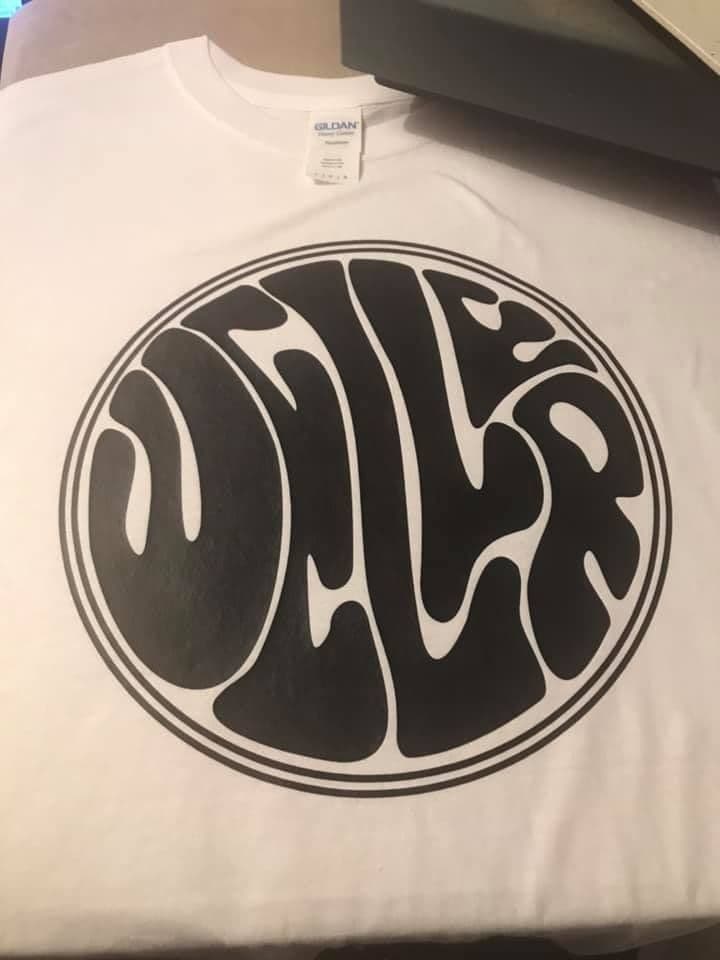 Weller White & Black Vinyl Mod T-Shirt