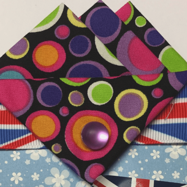 Multi Colour Spotted Pattern Three Point Pocket Hankie & Pin