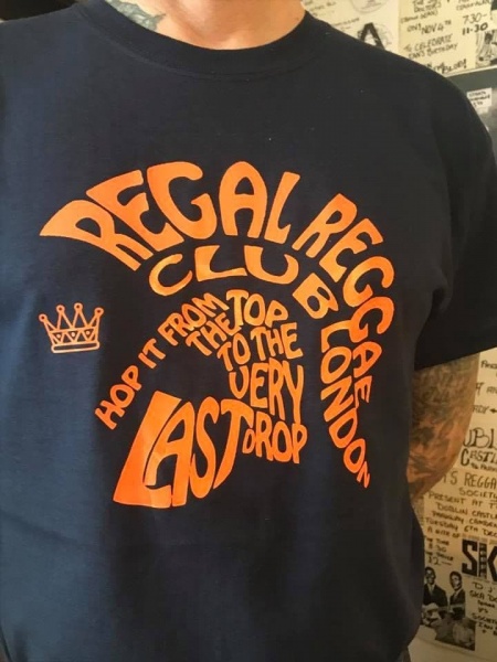 Regal Reggae Club T-Shirt Navy & Orange