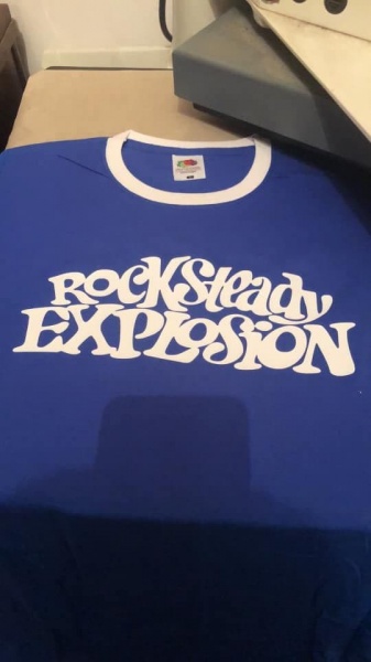 Rocksteady Explosion Tshirt Ringer