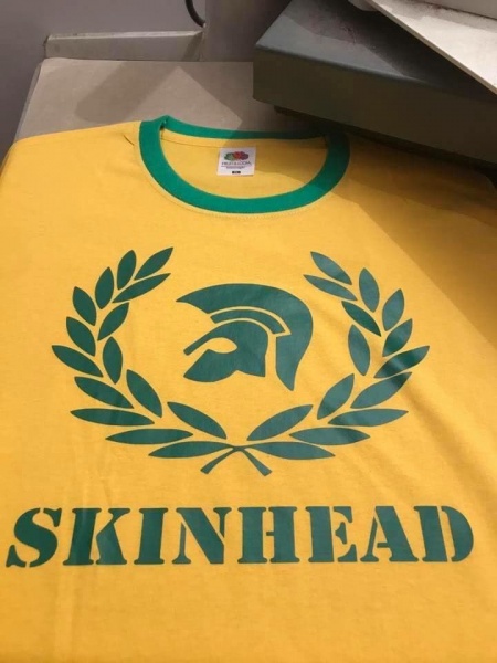 Skinhead Trojan And Laurel Tshirt