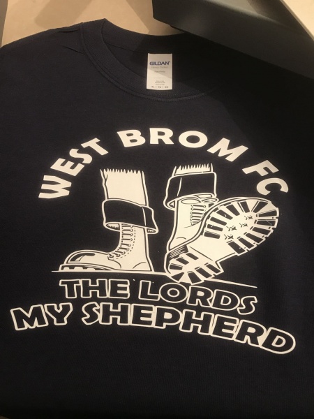 West Brom Fc T-Shirt (Black) The Lords My Shepard