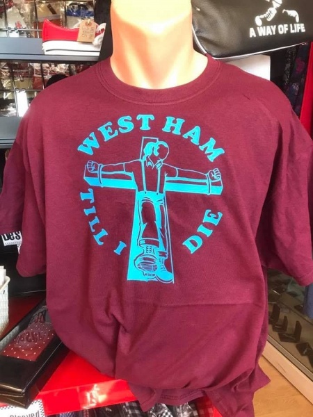 Westham Till I Die T-Shirt (Burgundy) (1)